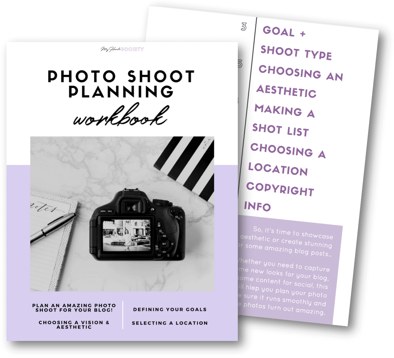 Plan An Amazing Photo Shoot For Your Blog - Photography Shoot Planner (1361x1240), Png Download