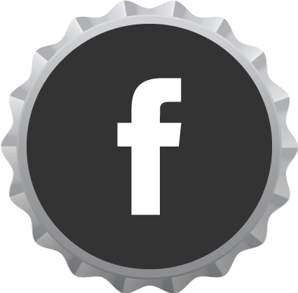 Fb Bottle Cap - Twitter (425x418), Png Download