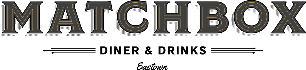 Matchbox Diner & Drinks - Matchbox Diner & Drinks | Eastown (1027x235), Png Download