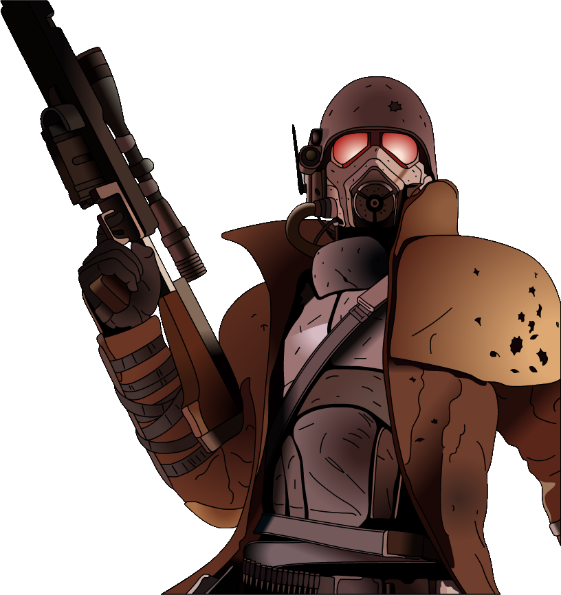 Could Someone Make Me An Ncr Veteran Ranger Skin Please - Fallout New Vegas Minimalist (816x866), Png Download