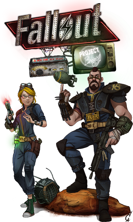Fpb Has A Lot Of New Art For Our Wasteland (434x720), Png Download