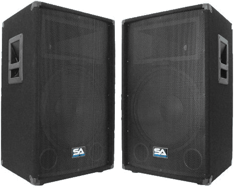 Seismic Audio 15 Speakers (500x386), Png Download
