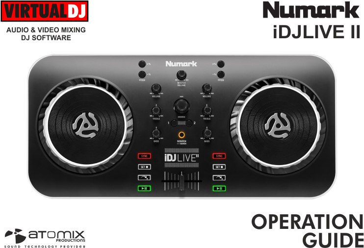 For Virtualdj - Numark Idj Live 2 Dj Software Controller (781x546), Png Download