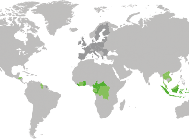 Eu Flegt Facility - Countries With Universal Health Care (620x465), Png Download