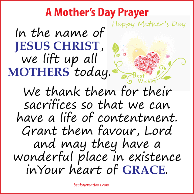 Happy Mother S Day Prayer A Prayer For Mothers - Mother's Day Prayer | Full Size Png Download |  Seekpng