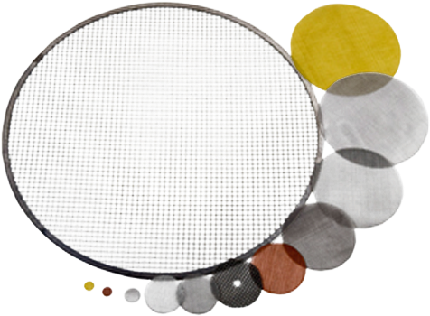 Wire Mesh Discs - Circle (500x500), Png Download