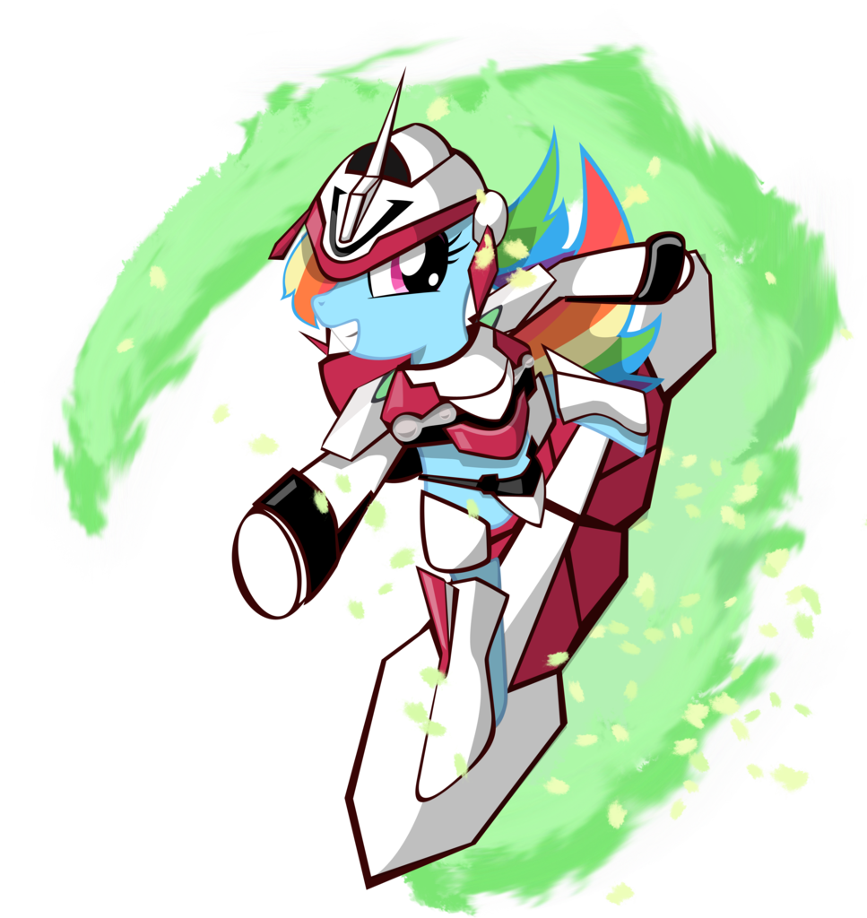 Rorycon, Eureka Seven, Mecha, Nirvash, Ponified, Safe, - Artist (967x1024), Png Download