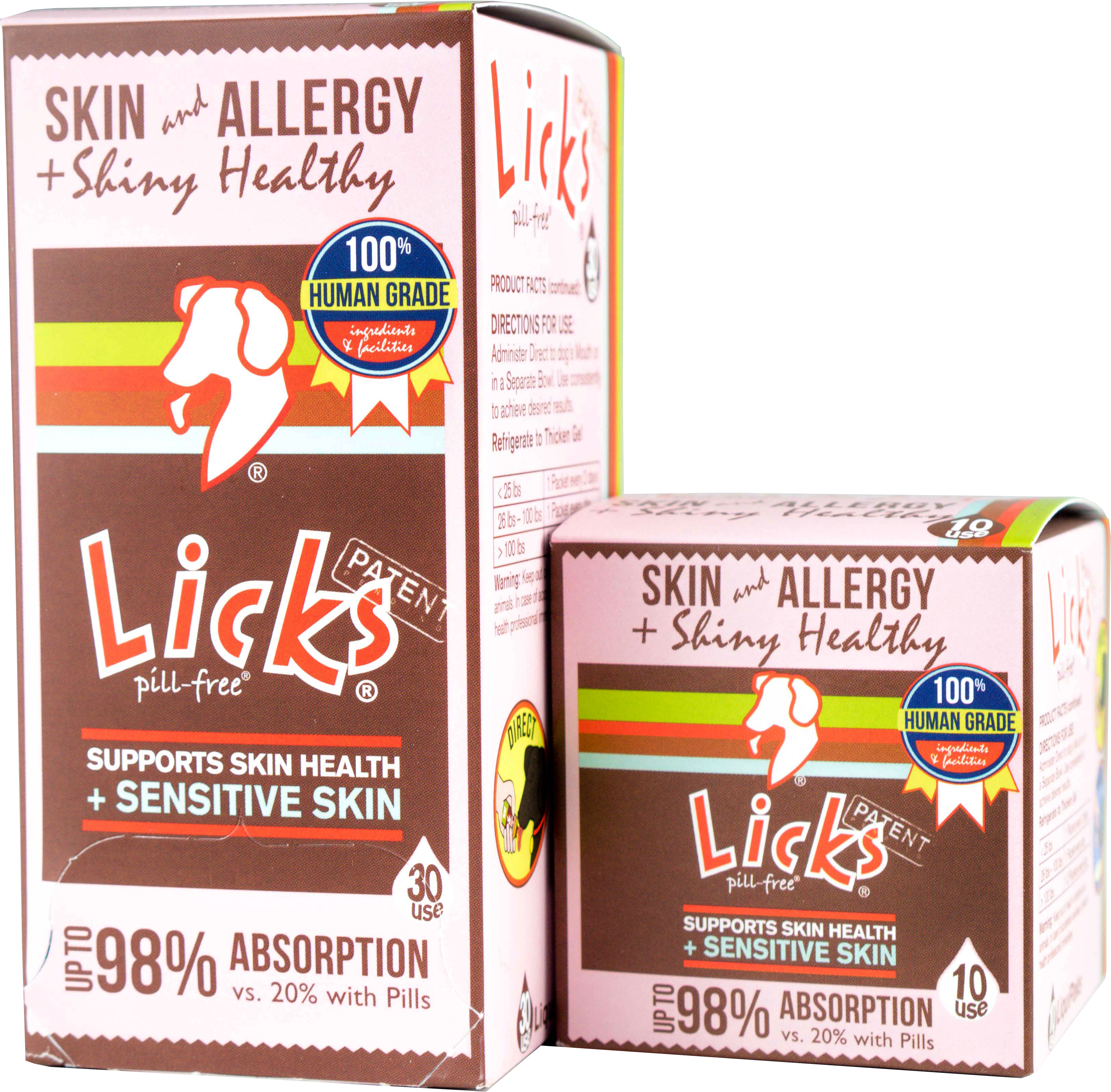 Dog - Licks Digestion Gas And Bloating Dog Supplement 10 (3456x3456), Png Download