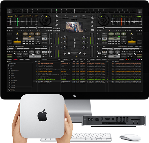 Mac Mini & Pcdj Software - Pcdj Dex 2 Dj Video Karaoke Software (600x572), Png Download