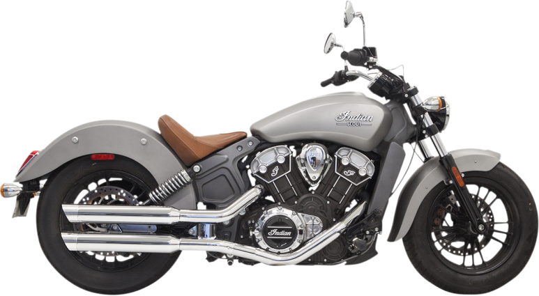 Bassani Slip On Mufflers Indian Scout - Indian Scout Bassani Slip Ons (773x425), Png Download