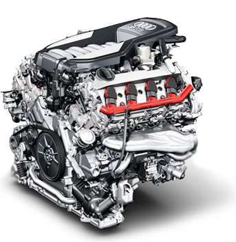 Your Car Let Richtoy Take The Stress Out Of The Situation - Audi Engine (343x351), Png Download