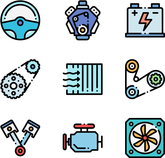 Car Engine - Airport (600x564), Png Download