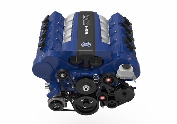 Mercury 7.0 Engine (600x422), Png Download