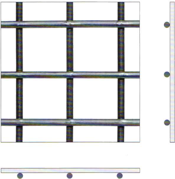 Metal Mesh Retail Label Welded Wire Mesh - Shelf (640x640), Png Download