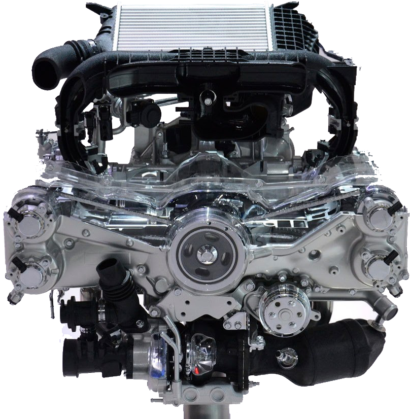 New Car Engine 2015 - 2015 Wrx Engine Turbo (820x825), Png Download