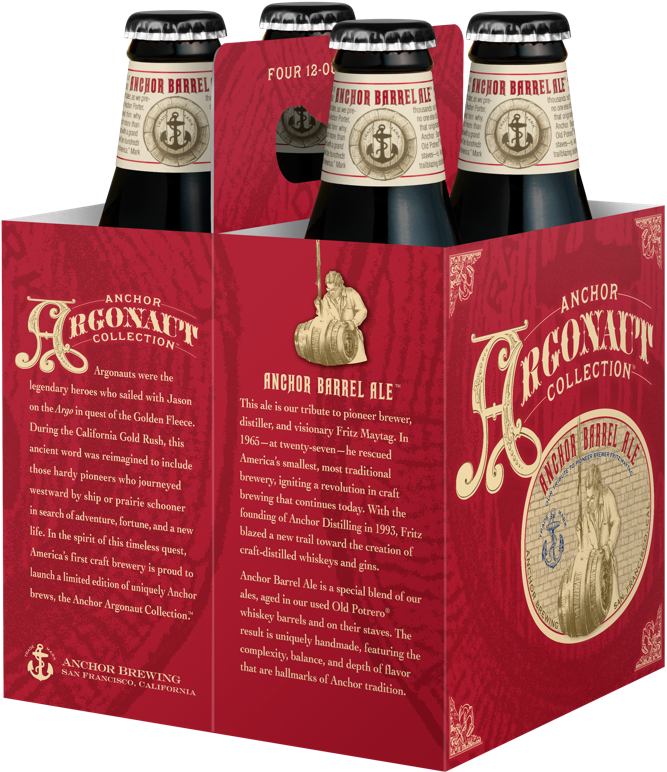Anchor Expands Argonaut Collection With Release Of - Anchor Argonaut Collection - 4 Pack, 12 Fl Oz Bottles (867x888), Png Download