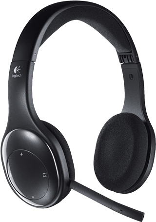 H800-logitech - Logitech H800 Wireless On-ear Headset (652x560), Png Download