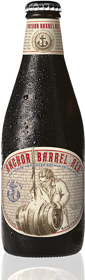 Anchor Barrel Ale (353x633), Png Download