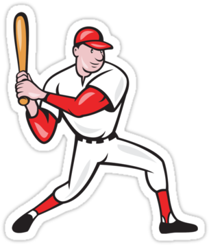 Patrimonio › Portfolio › American Baseball Player Batting - Jugador De Beisbol Dibujo (375x360), Png Download
