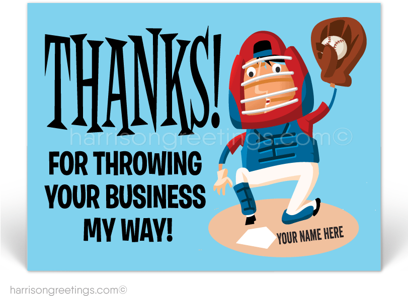 Baseball Cartoon Postcards For Customers - Baseball (810x648), Png Download