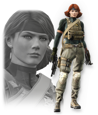Image - Meryl Silverburgh Metal Gear 4 (347x367), Png Download