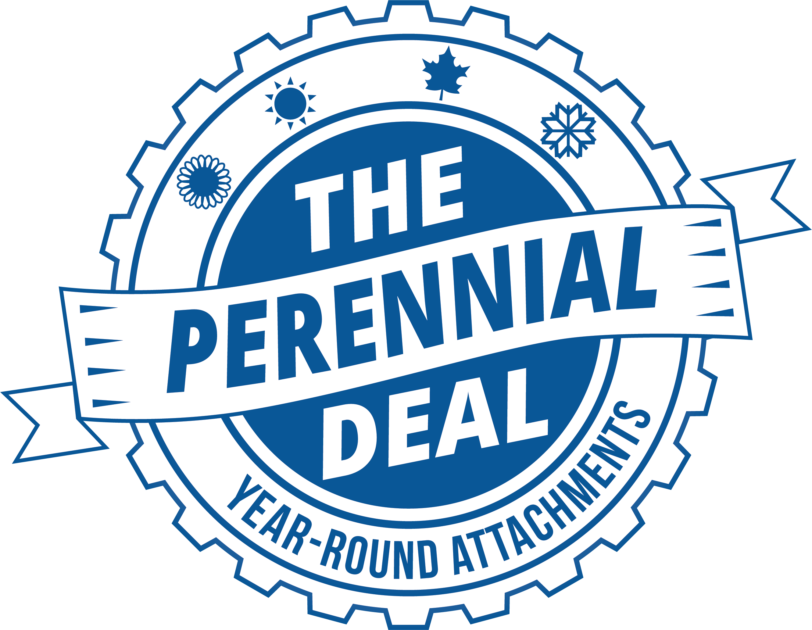 Perennial Logo Inverted - Uaw Skilled Trades (2663x2066), Png Download