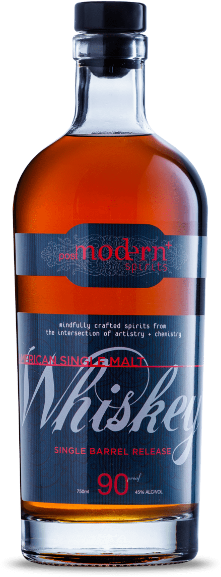 American Single Malt Whiskey Single Barrel Release - Glass Bottle (801x1200), Png Download