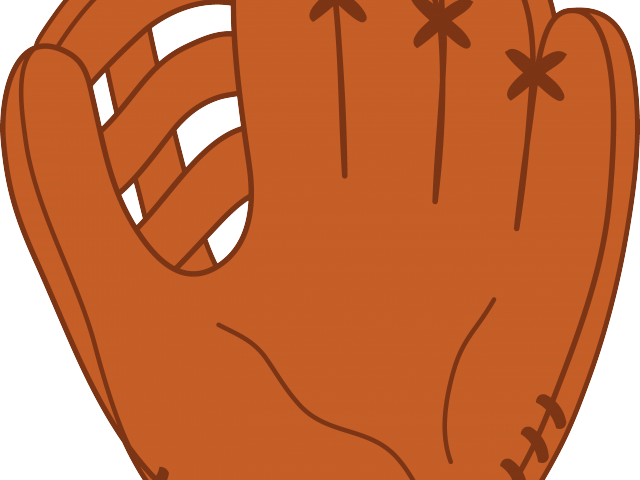 Leather Clipart Mit - Clip Art Baseball Mitt (640x480), Png Download