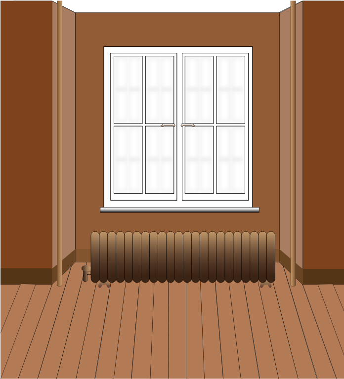 Windows Behind Radiator Png Images 464 X - Portable Network Graphics (464x600), Png Download