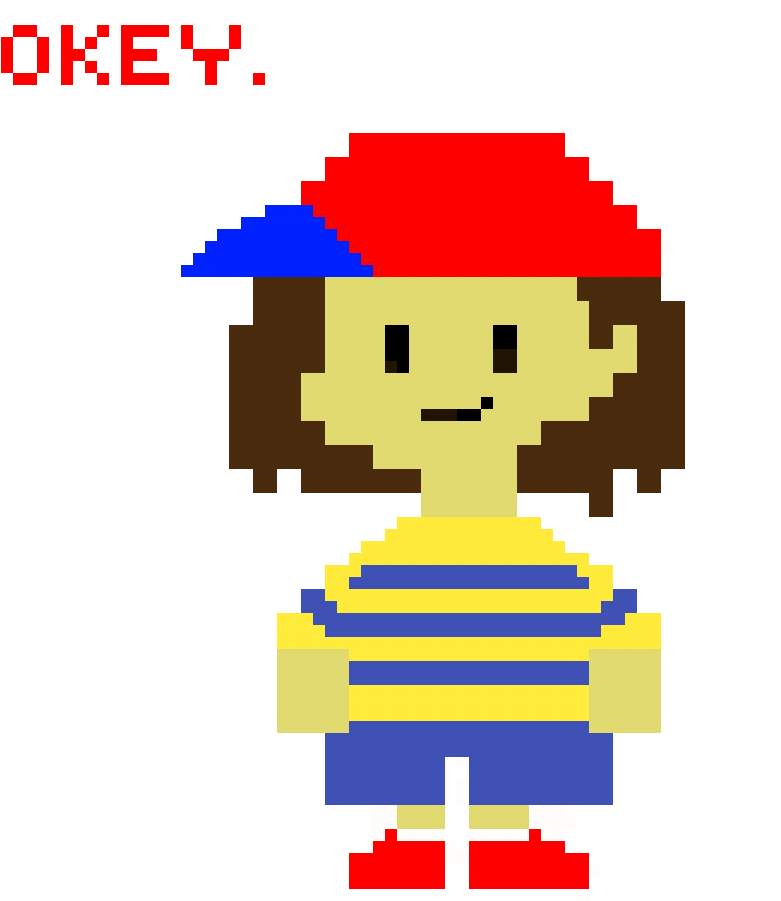 Ness Over Frisk Recolor - Undertale Frisk (1200x1200), Png Download