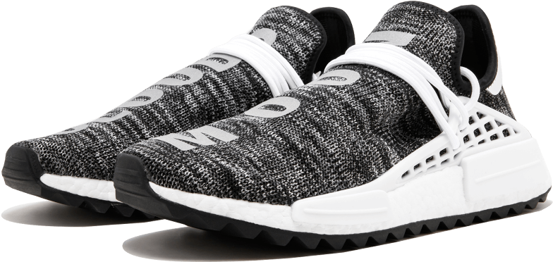 Detailed Images Of The Pharrell X Adidas Nmd Hu “cloud - Pharrell Nmd Human Race (1000x600), Png Download