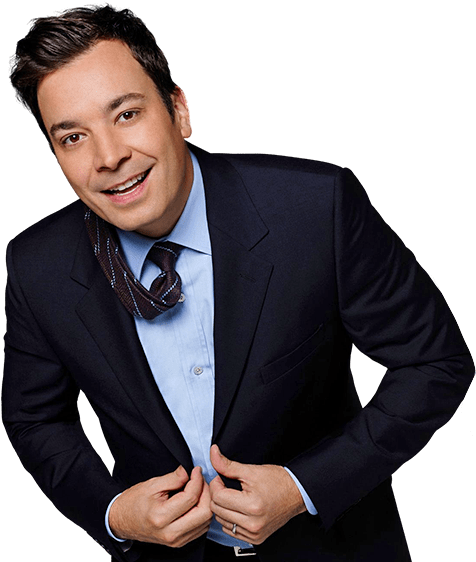 Jimmy Fallon Open Suit - Seth Meyers And Jimmy Fallon (502x562), Png Download