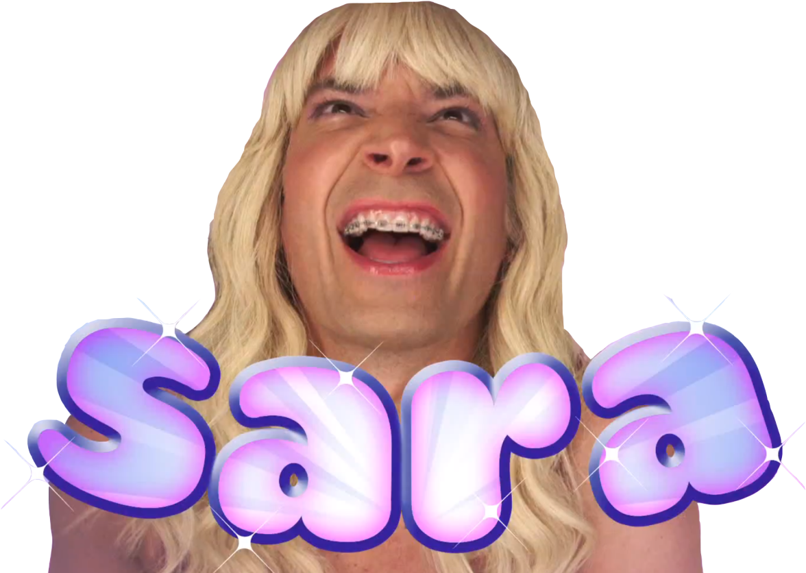 Ew , Transparent, Sara, Jimmy Fallon, Tonight Show, - Sara Ew (1280x928), Png Download