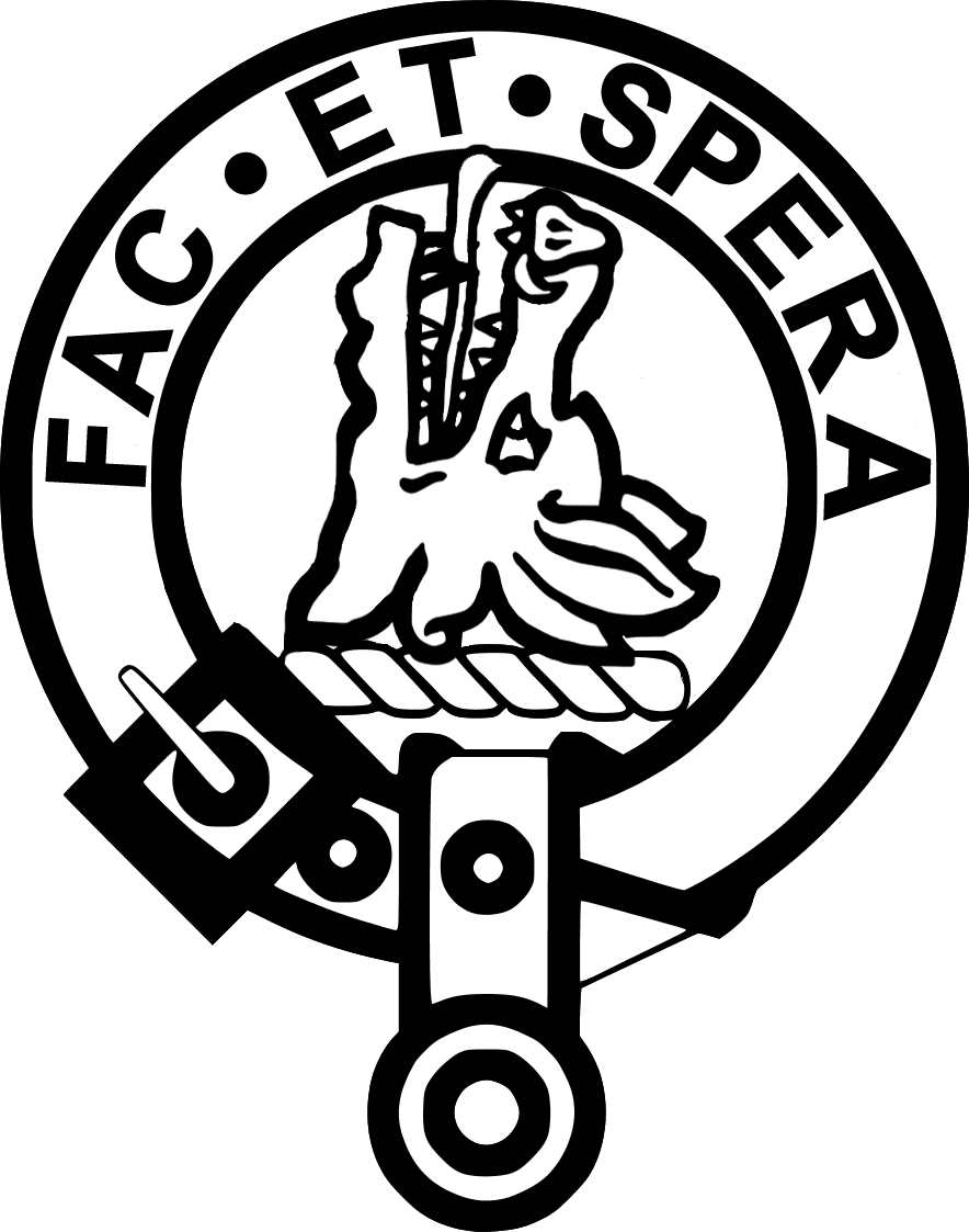 Clan Member Crest Badge - Macewen Clan Crest (884x1123), Png Download