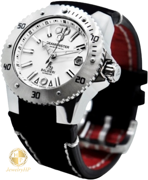 Female Baldieri Watch With White Wreath - Analog Watch (800x800), Png Download