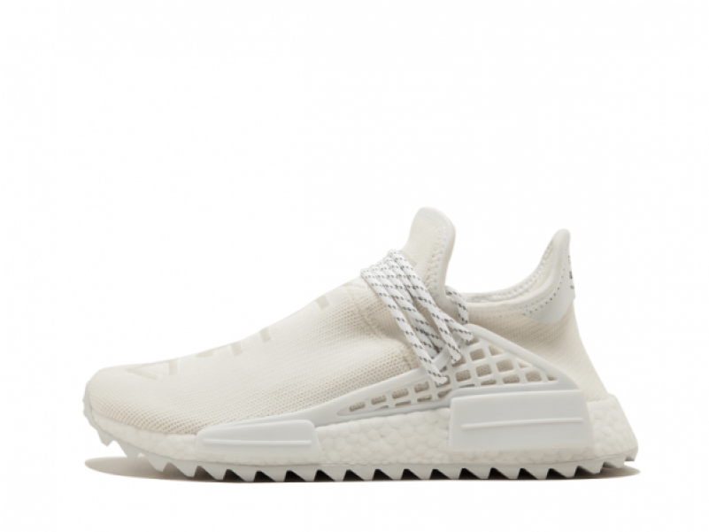 Pharrel Williams X Adidas Nmd Hu Trail 2018 "blank - Adidas Mens Human Race Nmd Pharrell Pale Nude (800x800), Png Download
