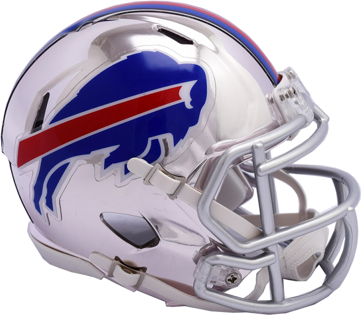 Bills Chrome Mini Helmets - Buffalo Bills Helmet (800x714), Png Download