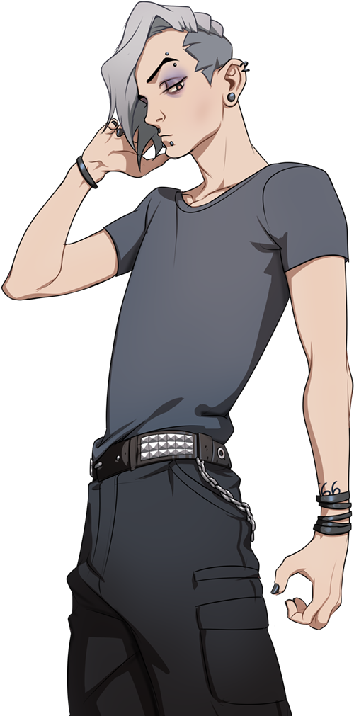 Lucien - Dream Daddy Damien Son (1000x1200), Png Download