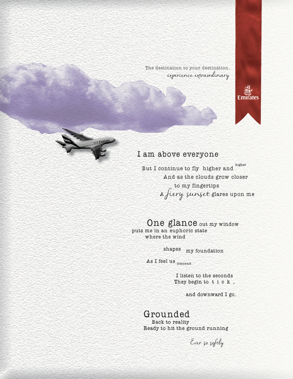 Experience Extraordinary Emirates2 - Portable Network Graphics (1000x1294), Png Download