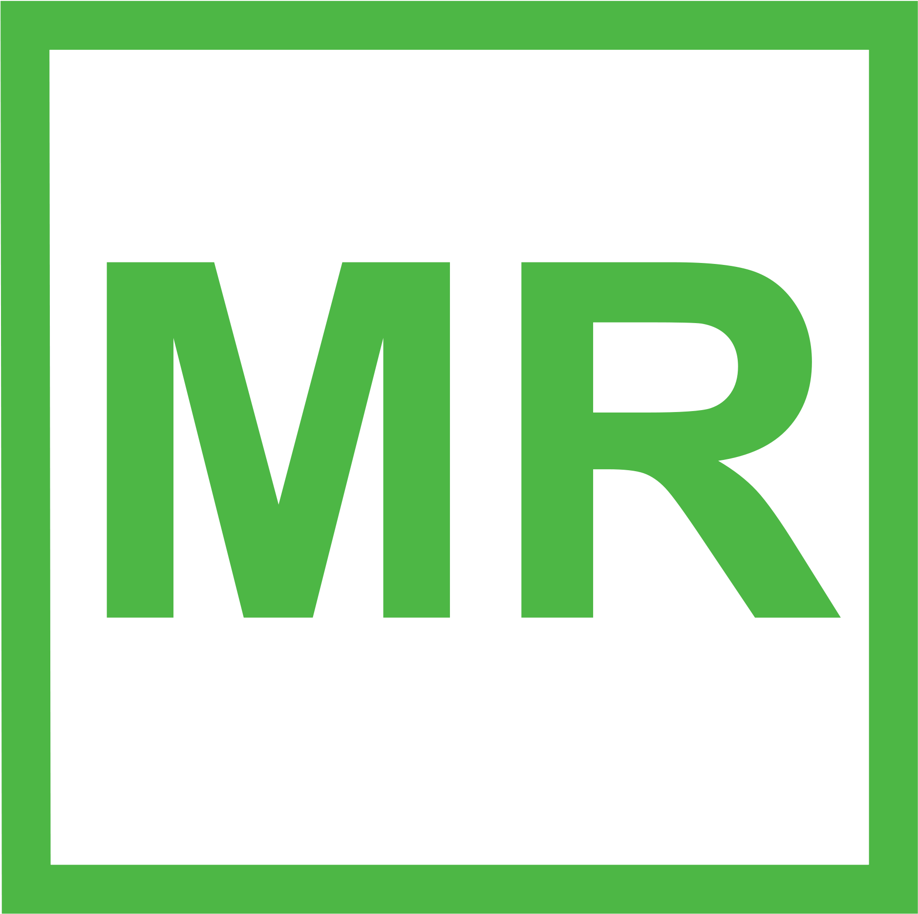 Mr Safe Sign - M R (1024x1024), Png Download