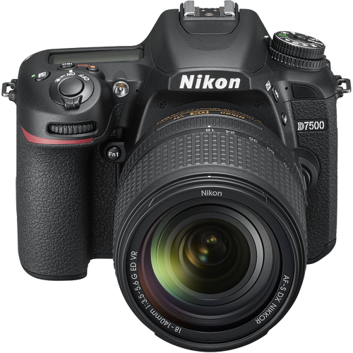 Nikon D7500 Af S 18 140mm Vr Ed - Nikon D7500 18 140 (500x500), Png Download
