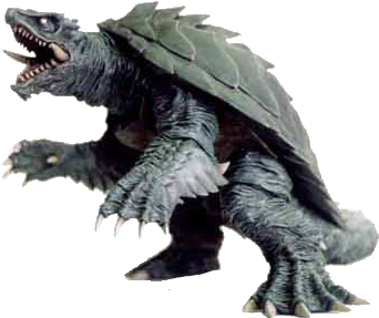Gamera - Gamera Godzilla (422x346), Png Download