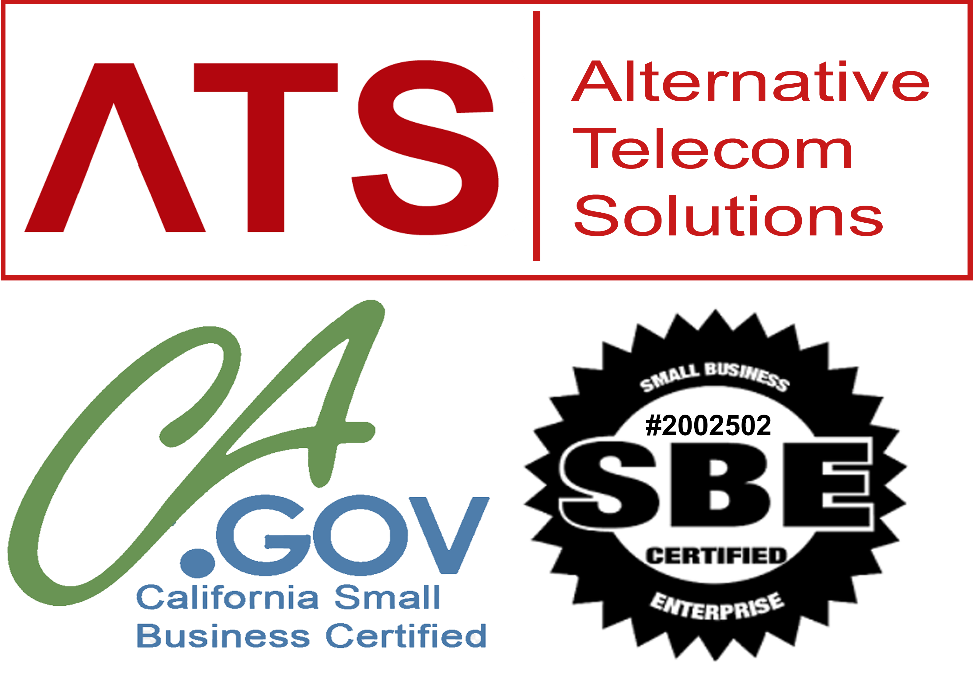 Ats Is Proud To Be A California Certified Small Business - Disadvantaged Business Enterprise (3300x2550), Png Download