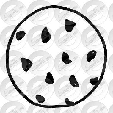 Cookie Clipart Outline - Cookie (380x380), Png Download