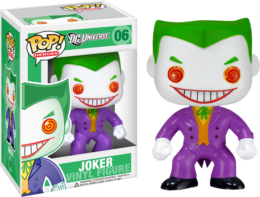 Batman - Funko Joker Pop Heroes (1024x731), Png Download
