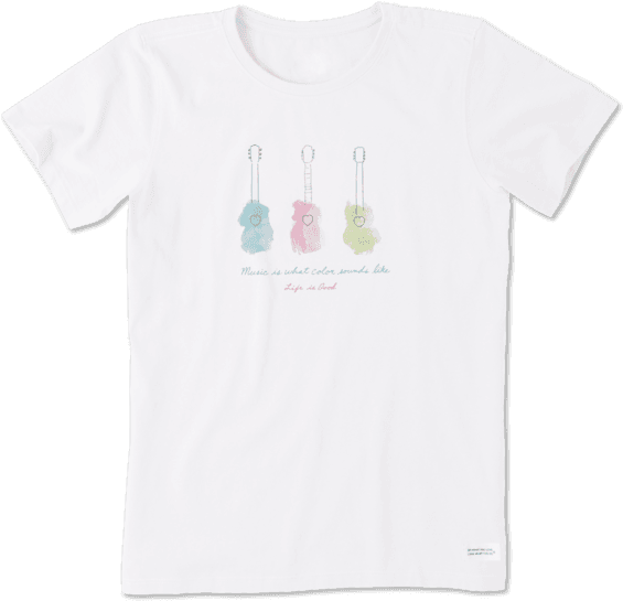 Women's Music Watercolor Crusher Tee - Gucci T Shirt 2107 (570x570), Png Download
