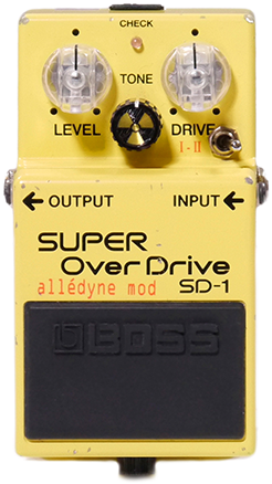 Boss Sd-1 Allédyne Pedal Modification - Boss Sd-1 Super Overdrive Guitar Pedal (296x504), Png Download