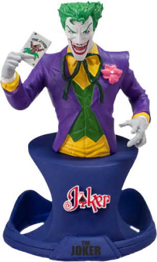 Joker Bust Paperweight Dc Comics Monogram - Dc Comics Resin Paper Weight 4 Piece Sdcc 2014 Set (430x510), Png Download