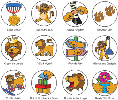 Animal Kingdom Clipart 6 Animal - Cub Scout Lion Adventures (435x371), Png Download