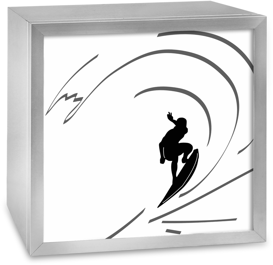 Fotokunst & Design Aus Berlin - Surfing (1000x1000), Png Download